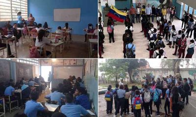 Estudiantes regresaron a clases en total normalidad este lunes