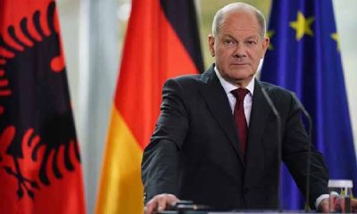 Scholz enfrenta la presión de incrementar apoyo militar a Ucrania