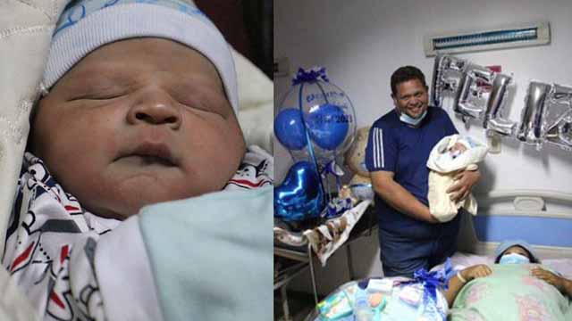 Isaac Josue fue el primer bebé caraqueño de 2023