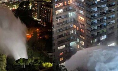 Pérdidas de enseres en 20 apartamentos dejó rotura de tubería en San Antonio