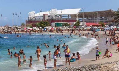 Registran repunte de 96 % de temporadistas en playas de La Guaira
