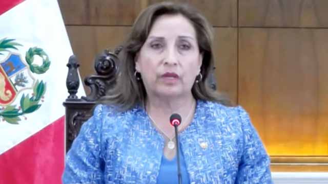 Boluarte pide ante la OEA apoyo para adelantar elecciones en Perú