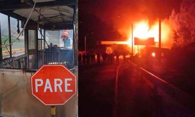 Manifestantes queman autobús en Cuzco y peaje en Tacna