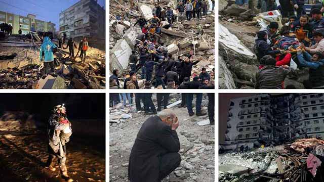 Casi 2.300 personas mueren por los terremotos en Turquía y Siria