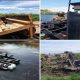 FANB destruye tres embarcaciones dedicadas a minería ilegal