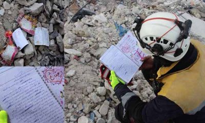 Voluntario en Siria: «Ver los cuadernos me rompió el corazón»