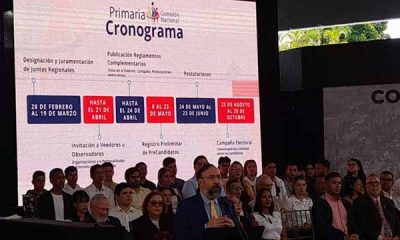 Primarias opositoras serán el 22 de octubre de 2023