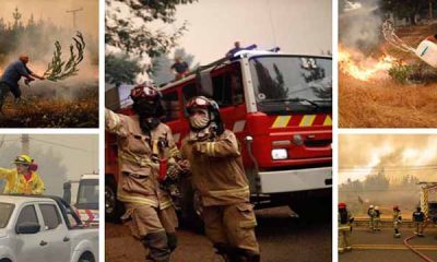 Chile pide ayuda contra fuego a México Brasil Argentina Uruguay y España