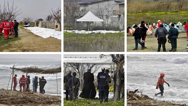 #EnFotos Continúa búsqueda de migrantes tras naufragio en Italia que dejó 62 muertos
