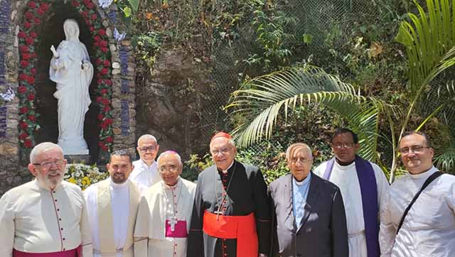 Cardenal Baltazar Porras invita a compartir la alegría de la fe en el Santuario de Betania