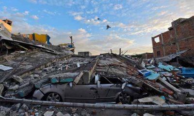 Asciende a 446 la cifra de heridos por el sismo de 6,5 grados en Ecuador