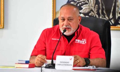Diosdado Cabello: "Caiga quien caiga los vamos a enfrentar. Ha sido detenido un alcalde por sus nexos con delincuencias"