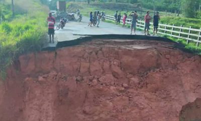 Colapsó la vía en Santa Elena de Uairén por falta de mantenimiento