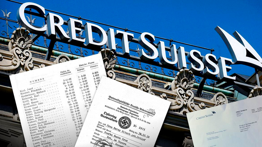 Credit Suisse administró cuentas bancarias de miembros del régimen nazi