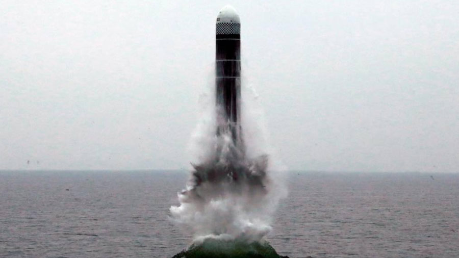 Lanzamiento de misil balístico de Corea del Norte hacia Japón