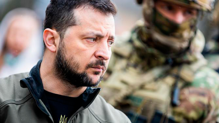 Presidente de Ucrania reconoce labor de guardias de frontera en la provincia de Volinia.