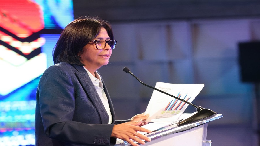 Delcy Rodríguez: Venezuela perdió 29.000 millones de dólares al año desde 2015 por sanciones