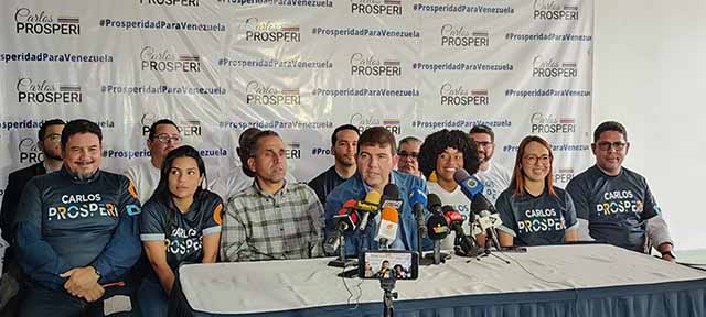 Carlos Prosperi propone inscribirse en conjunto para promover la verdadera unidad opositora