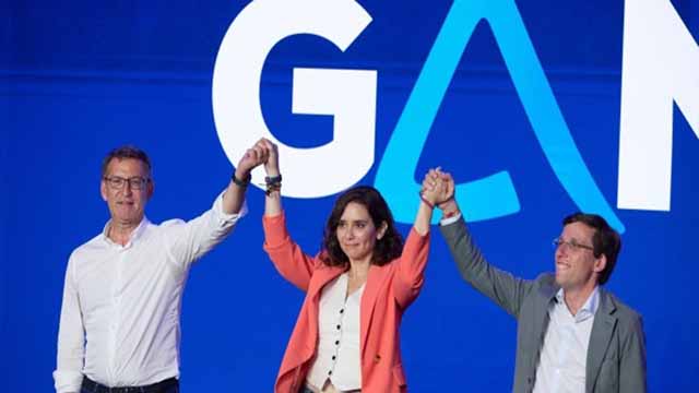 El PP aventaja al PSOE en el recuento de las elecciones municipales en España