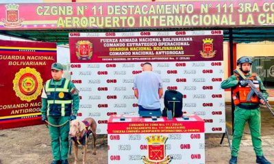 Incautan 24,21 kilos de cocaína en Venezuela destinados a España y Panamá