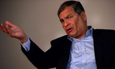 Rafael Correa critica la disolución del Parlamento ecuatoriano decretada por el presidente Guillermo Lasso