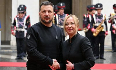 Presidente de Ucrania se reúne con el papa Francisco y autoridades italianas en Roma