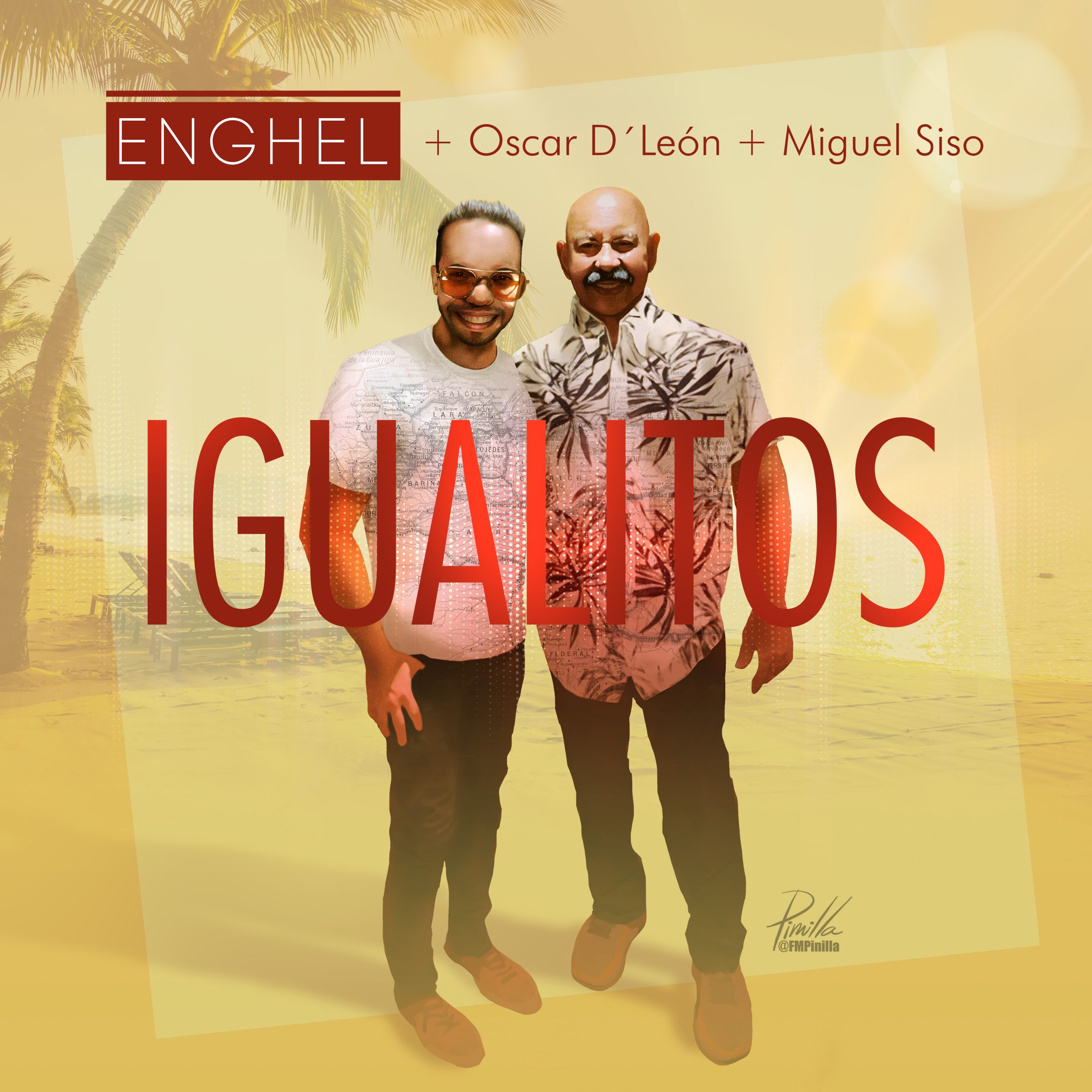 Enghel, Oscar D' León y Miguel Siso presentan 'Igualitos', su nuevo tema bailable