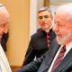 Papa a Lula: "Estamos en tiempos de guerra y la paz es muy frágil"