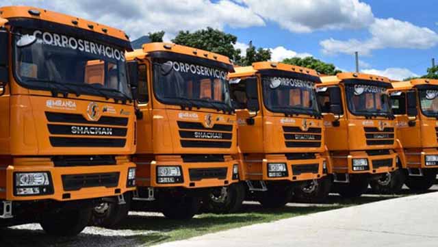 Incorporaron 10 camiones tipo volteo para apoyar Plan de Lluvias en Miranda