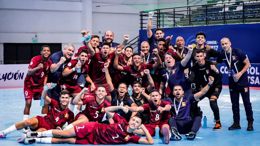 Venezuela se impone 5-1 a Colombia y logra el tercer puesto en el Sudamericano Sub-17 de futsal