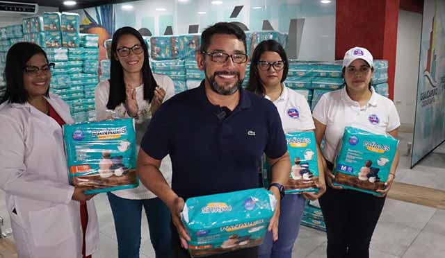 "Municipio Guaicaipuro recibe donación de pañales a través del Suaf para familias vulnerables"