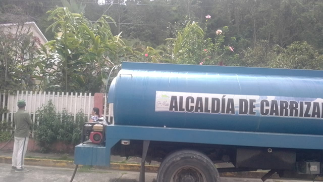 Alcaldía de Carrizal distribuyó 240 mil litros de agua potable