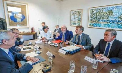 Gobierno y oposición venezolana se reúnen con Macron y mandatarios latinoamericanos en Bruselas