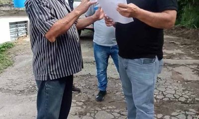 "Alcalde de Carrizal supervisa comunidad y evalúa muro en riesgo de derrumbe"