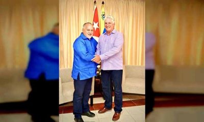 Cabello, de regreso en Venezuela, consideró "fructífera" visita a Cuba