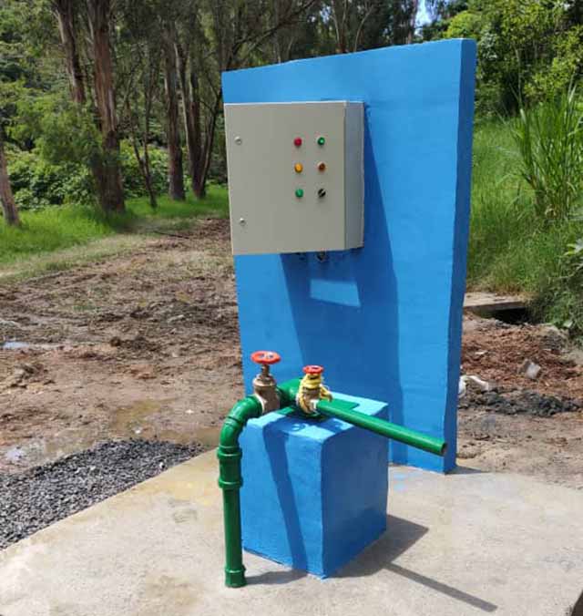 Alcalde Farith Fraija inauguró pozo de agua potable en la etapa uno de la urbanización La Quinta