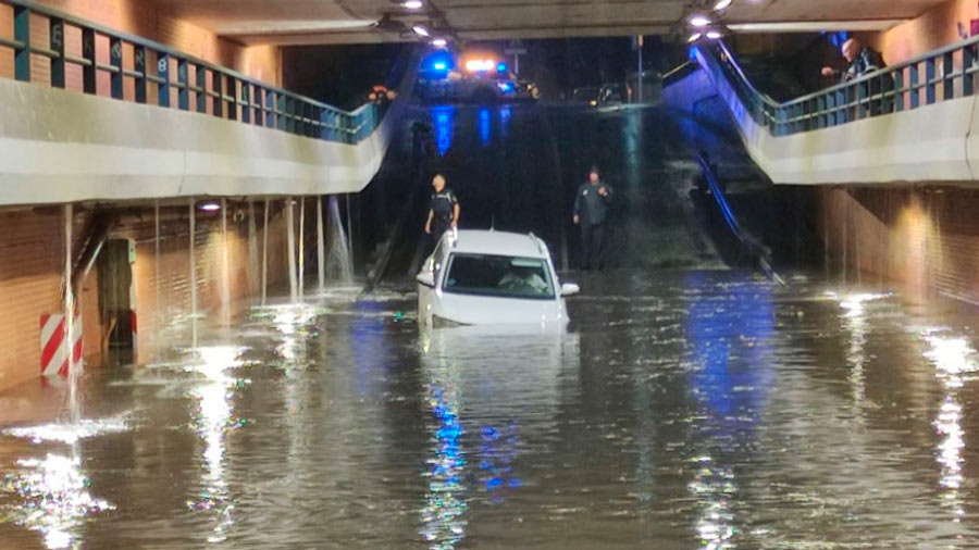 Tormenta en Madrid: Inundaciones, Interrupciones en el Metro y Caos en las Carreteras