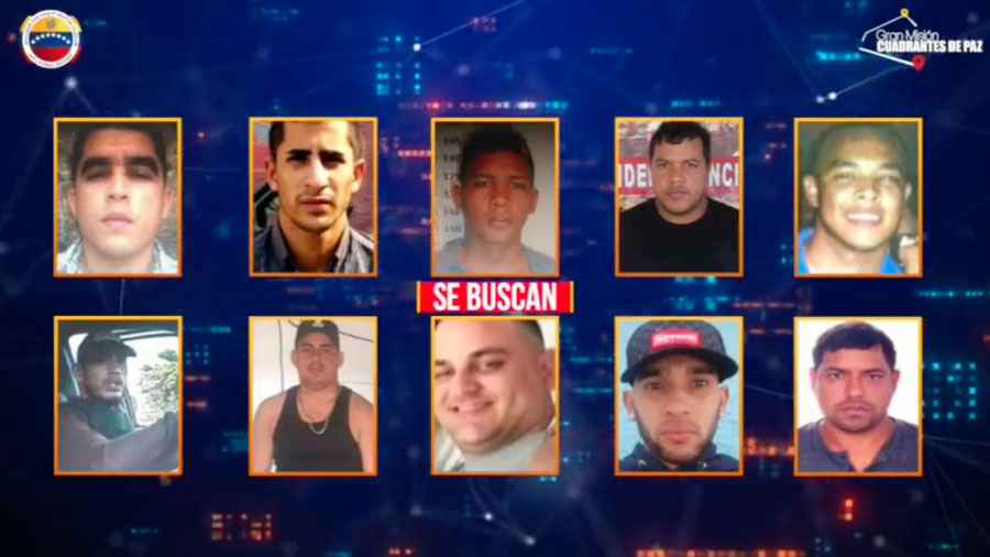 Los 10 Delincuentes Más Buscados en Venezuela: Ministerio del Interior Publica Lista de Criminales