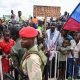 Manifestantes en Níger exigen la expulsión de las tropas francesas del país