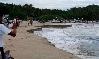 Litoral de Anzoátegui se ve afectado por fenómeno mar de fondo