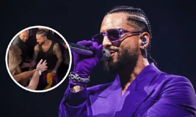 Maluma fue abusado por una mujer que intentó tocarlo durante su concierto
