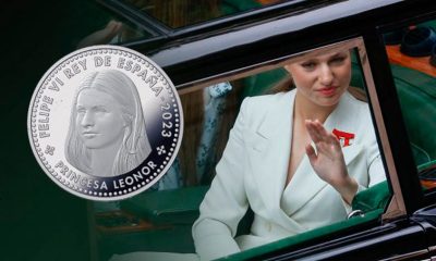 FNMT lanza moneda conmemorativa de la Princesa Leonor por su 18 cumpleaños y jura de la Constitución.