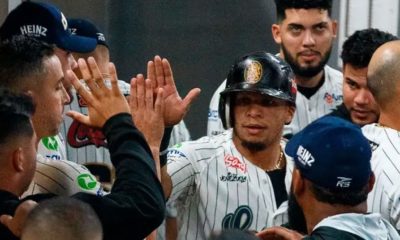 Leones del Caracas arrasa a Tiburones de La Guaira con un marcador de 9-1