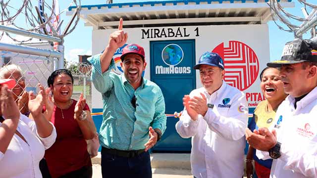 Ministro Marco Torres potencia abastecimiento de agua en la Guaira con inauguración de nuevos pozos