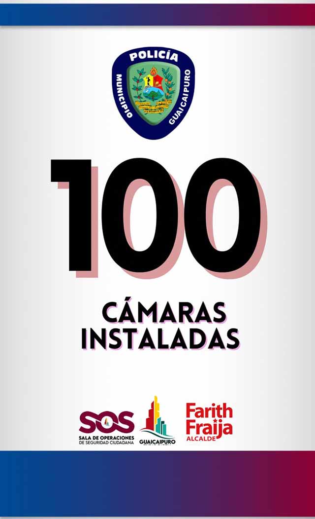 100 Delincuentes Detenidos en Los Teques Gracias al Monitoreo de SOS en 2023