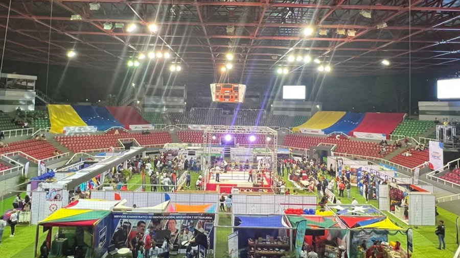 Inauguración de la ii Expo Juventud y Deporte, Premios 2023 por el Ministro Mervin Maldonado