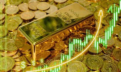 El oro alcanza un récord arriba de 2.100 dólares ante la expectativa de recortes de las tasas