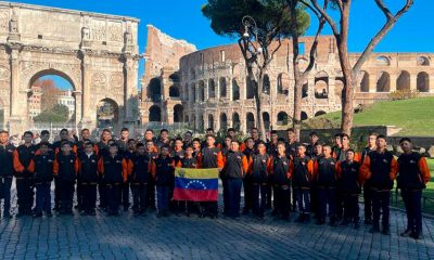 Niños cantores del Zulia en gira por El Coliseo Romano
