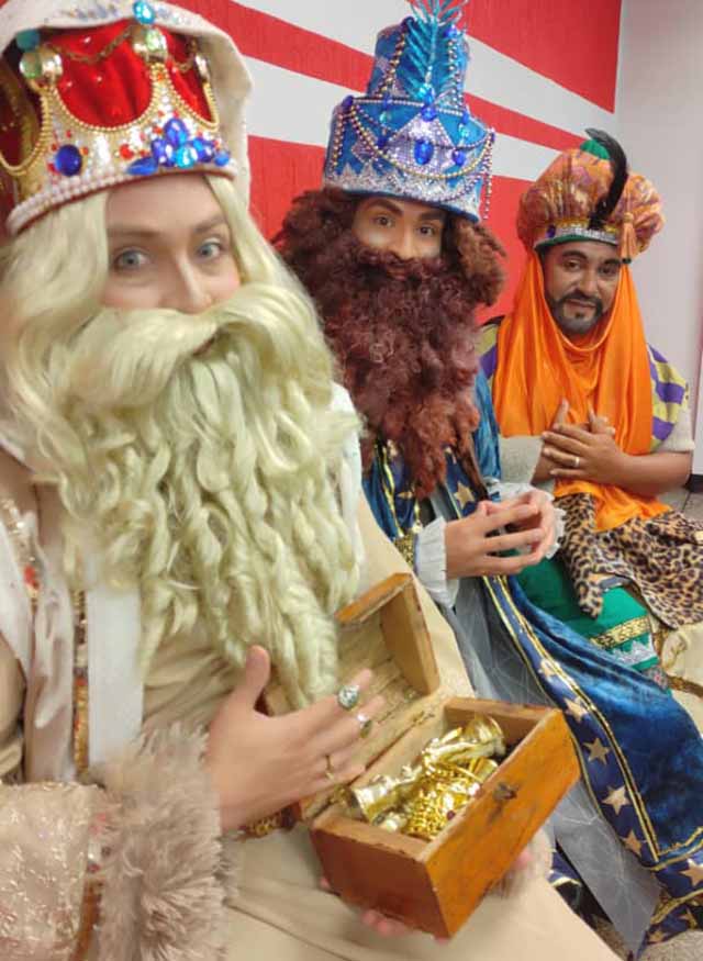 Llegada de Reyes Magos a Los Salías: