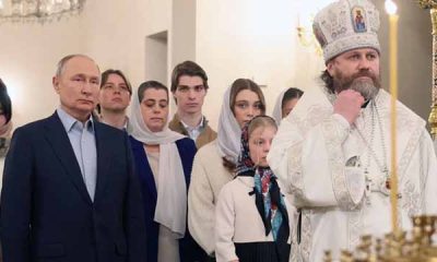 Putin recibe la Navidad ortodoxa en compañía de familiares de soldados caídos en Ucrania